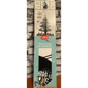 Disney Nightmare Before Christmas Window Clings‎ No Sleep Till XMAS NEW